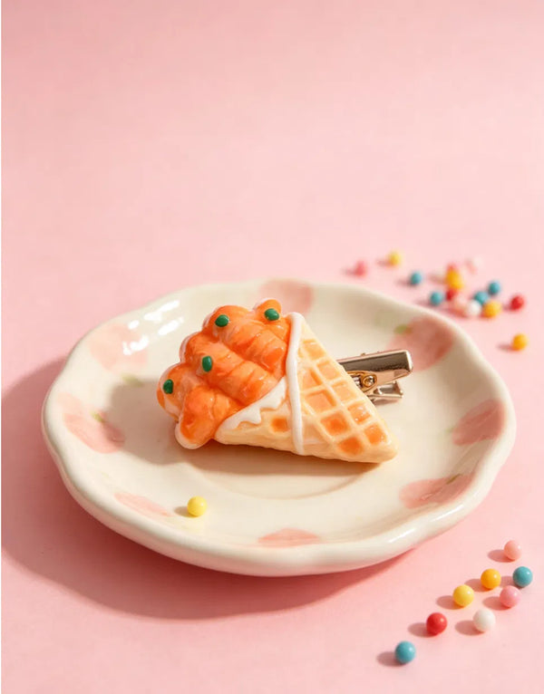 Waffle Cone Hair Clip